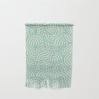 SWIRL Mint and Oat Wall Hanging Gallery Image 1
