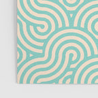 SWIRL Mint and Oat Poster Gallery Image 3