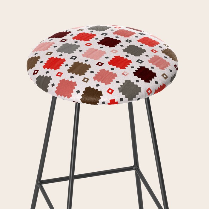 Christmas Quilt - pattern no3 Stool Gallery Image 2