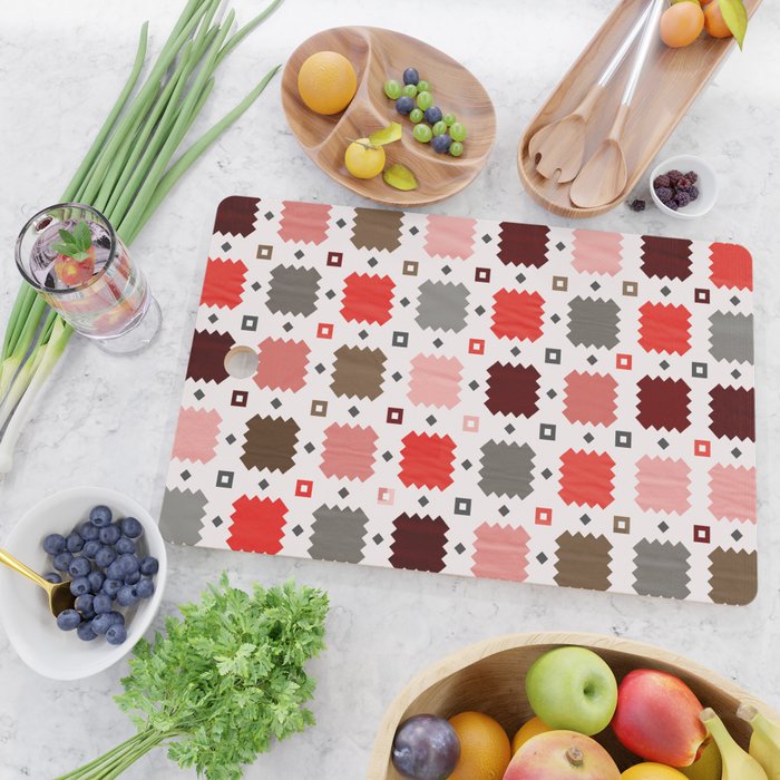 Christmas Quilt - pattern no3 Cutting Board Gallery Image 2