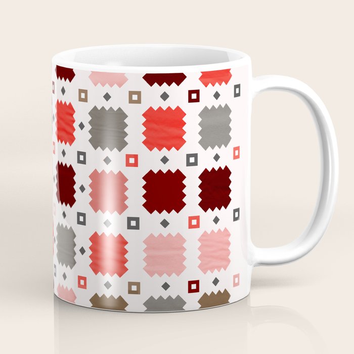 Christmas Quilt - pattern no3 Coffee Mug Gallery Image 1