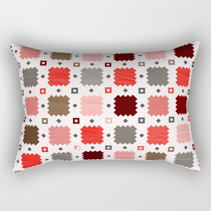 Christmas Quilt - pattern no3 Rectangular Pillow Gallery Image 1