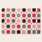 Christmas Quilt - pattern no3 Cutting Board Gallery Image 1