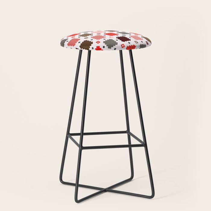 Christmas Quilt - pattern no3 Stool Gallery Image 1