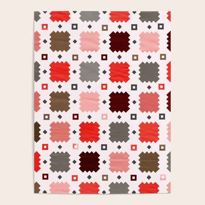 Christmas Quilt - pattern no3 Poster Gallery Image 4
