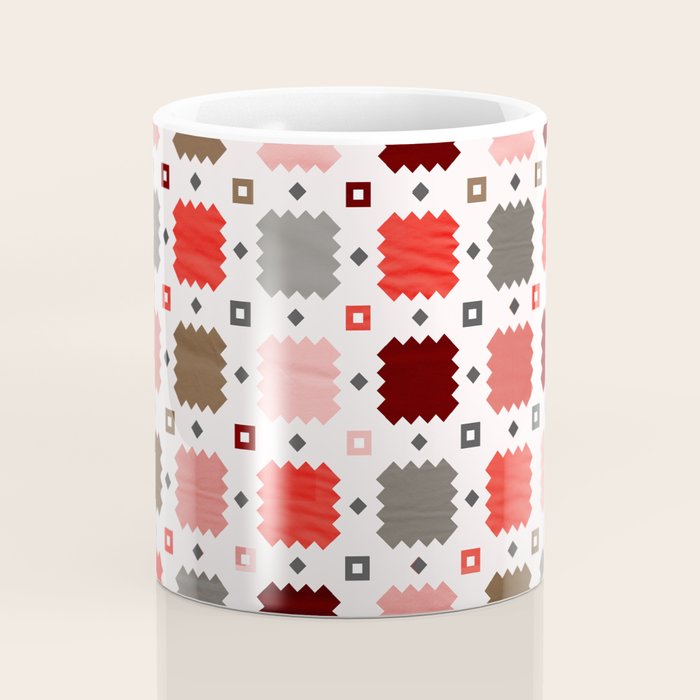 Christmas Quilt - pattern no3 Coffee Mug Gallery Image 4