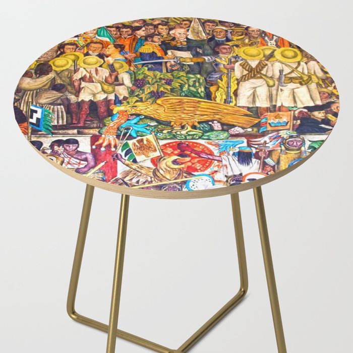 History of Mexico by Diego Rivera Side Table Gallery Image 2