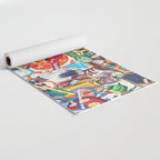History of Mexico by Diego Rivera Yoga Mat Gallery Image 2