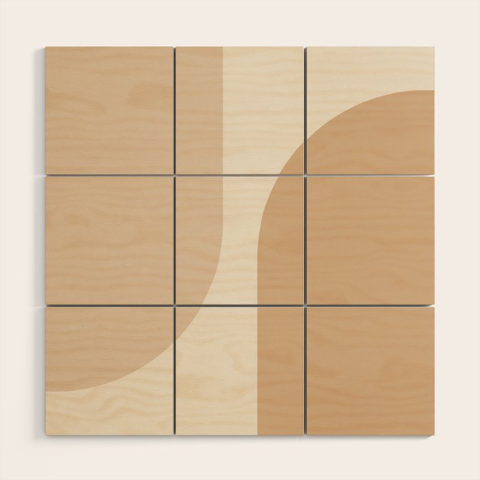 Modern Minimal Arch Abstract XIX Wood Wall Art Gallery Image 1