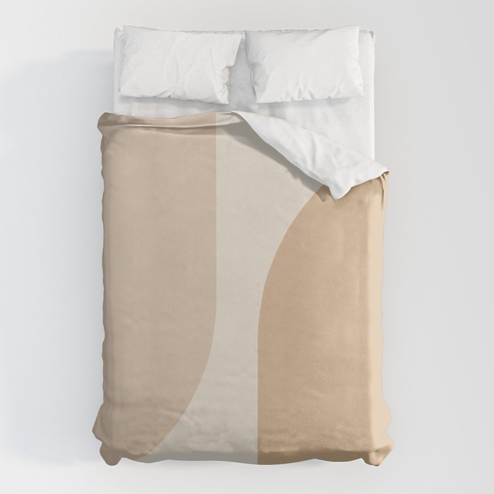 Modern Minimal Arch Abstract XIX Duvet Cover Gallery Image 1