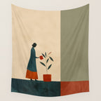 Soft Growth Wall Tapestry Gallery Image 4