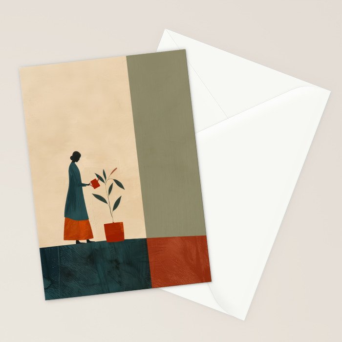 Soft Growth Stationery Card Gallery Image 2