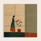 Soft Growth Wood Wall Art Gallery Image 1