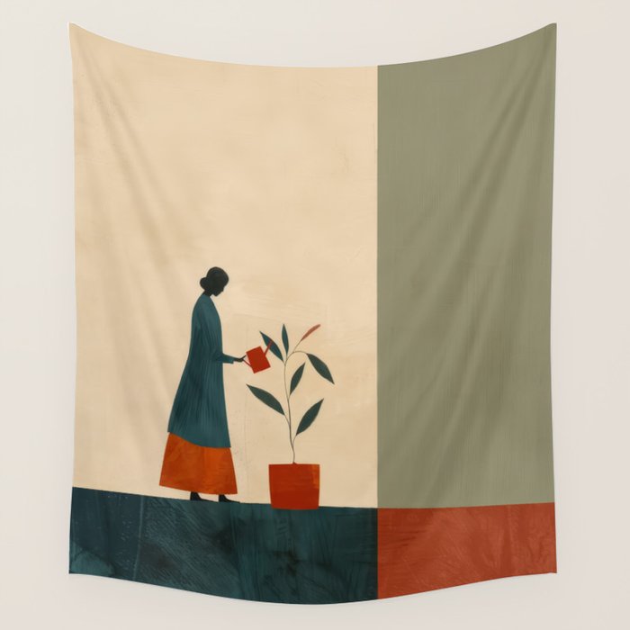 Soft Growth Wall Tapestry Gallery Image 1