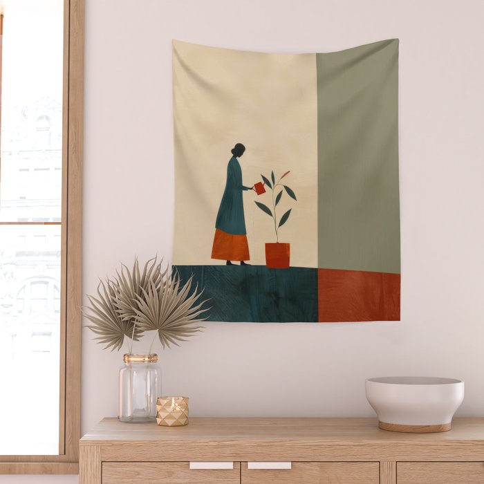 Soft Growth Wall Tapestry Gallery Image 2