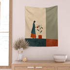 Soft Growth Wall Tapestry Gallery Image 2