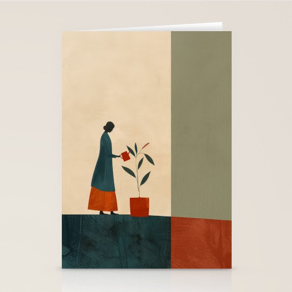 Soft Growth Stationery Card Gallery Image 1
