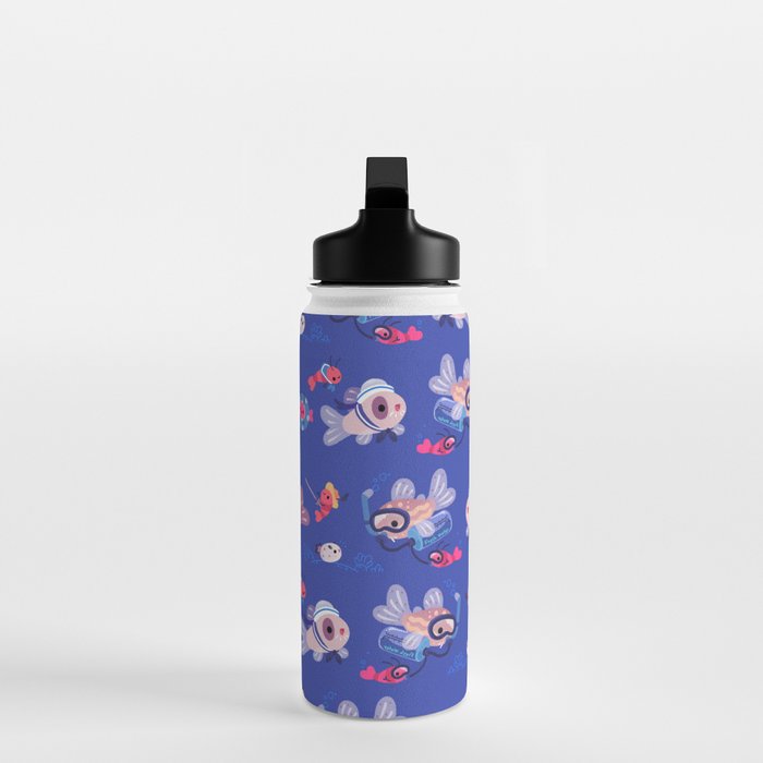 Cory cats on voyage Water Bottle Gallery Image 3