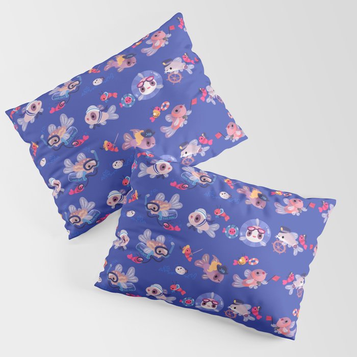 Cory cats on voyage Pillow Sham Gallery Image 3