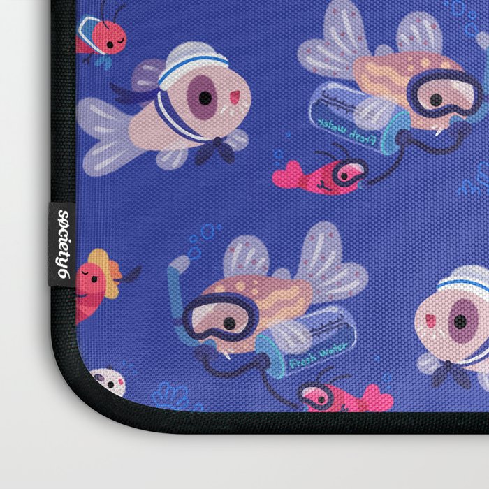 Cory cats on voyage Laptop Sleeve Gallery Image 3