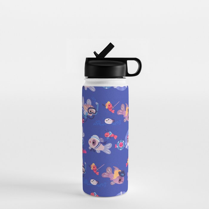 Cory cats on voyage Water Bottle Gallery Image 1