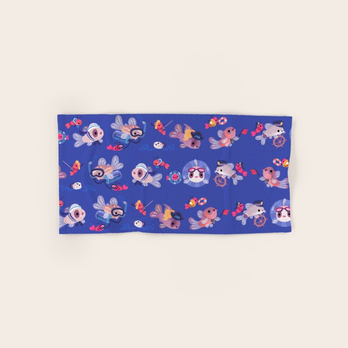 Cory cats on voyage Bath Towel Gallery Image 1