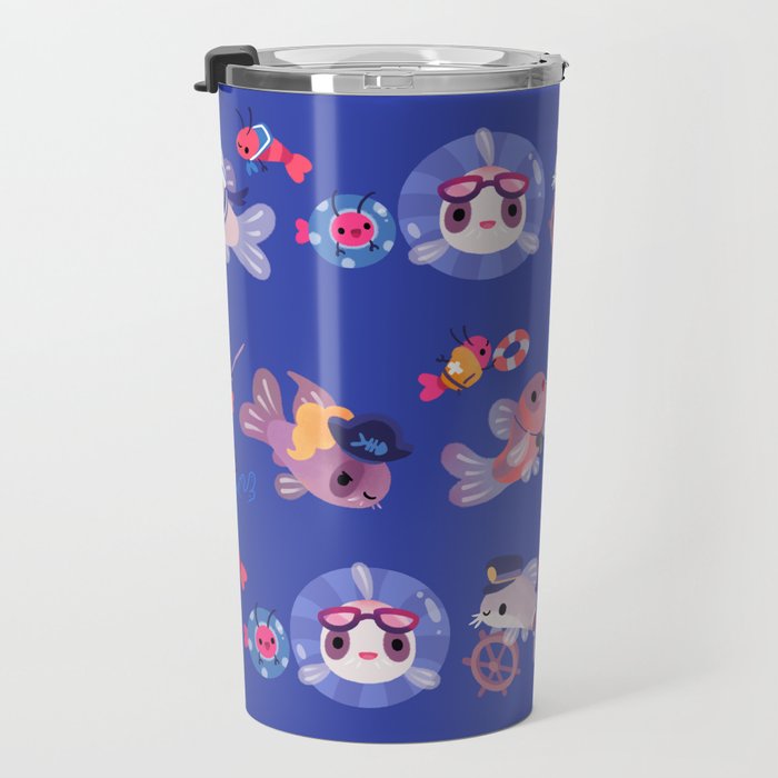 Cory cats on voyage Travel Mug Gallery Image 3