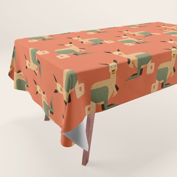 Whimsy Kangaroo Tablecloth Gallery Image 1