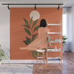 Minimal Abstract Art Nude Woman 7 Wall Mural Gallery Image 1