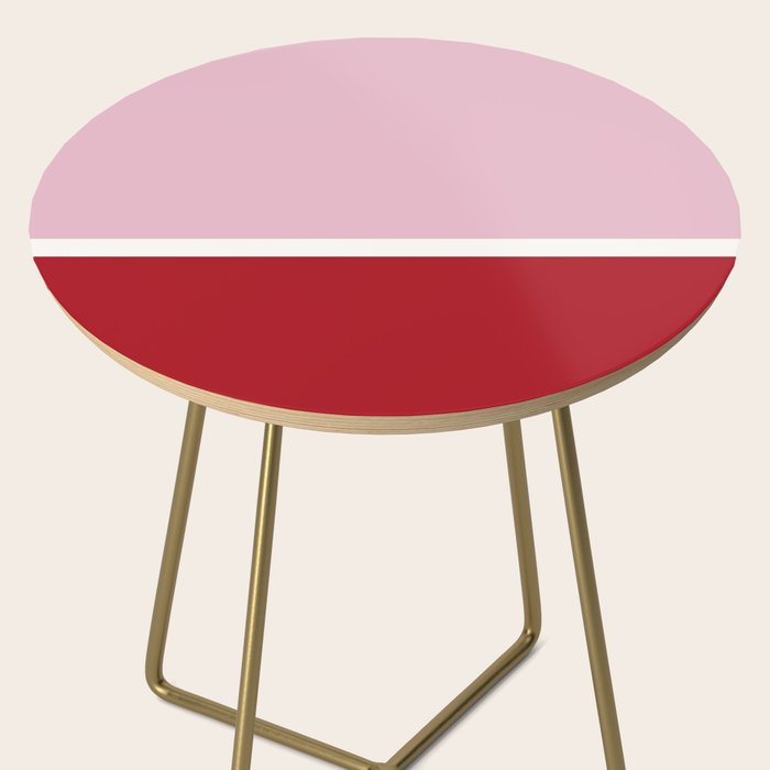 Color Block IV Pink Red Side Table Gallery Image 2