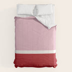 Color Block IV Pink Red Comforter Gallery Image 6