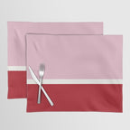 Color Block IV Pink Red Placemat Gallery Image 1