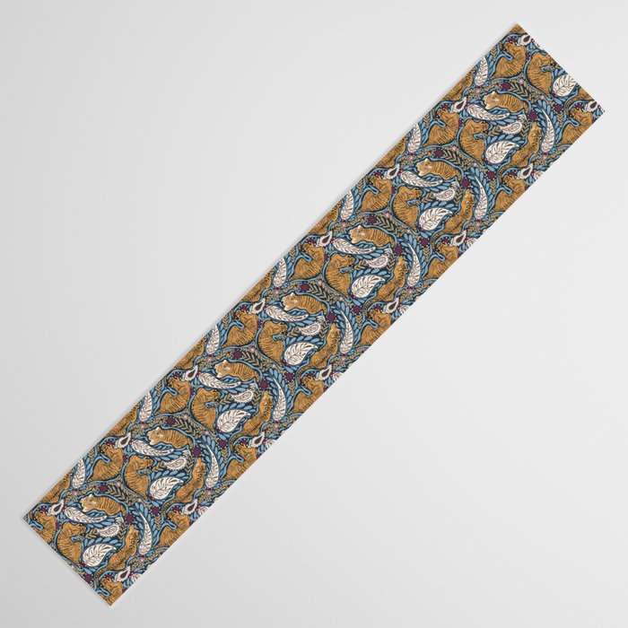 Exotic Tiger Oasis Dark Table Runner Gallery Image 3