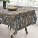 Exotic Tiger Oasis Dark Tablecloth Gallery Image 3