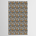 Exotic Tiger Oasis Dark Tablecloth Gallery Image 2