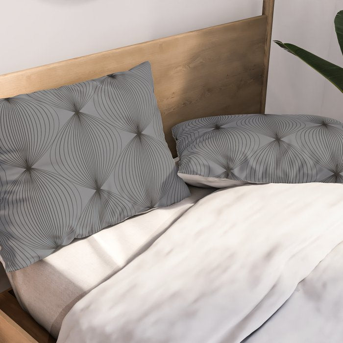 Geometric Orb Pattern XVIII Pillow Sham Gallery Image 2