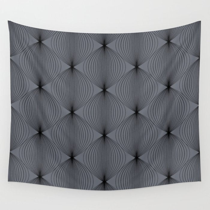 Geometric Orb Pattern XVIII Wall Tapestry Gallery Image 4