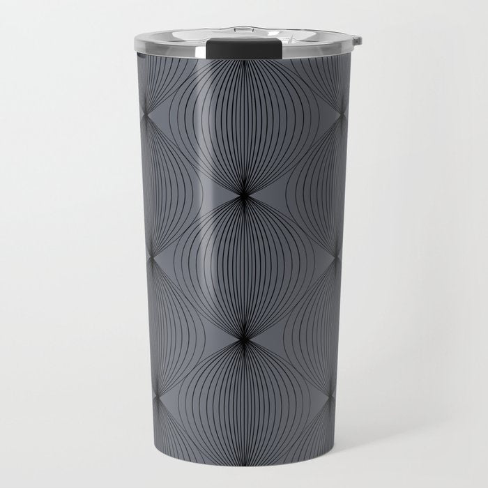 Geometric Orb Pattern XVIII Travel Mug Gallery Image 1