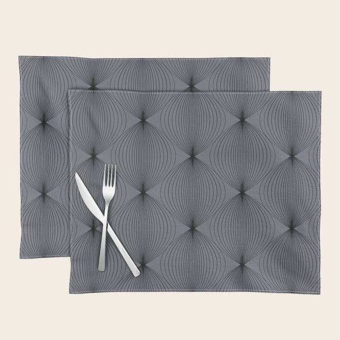 Geometric Orb Pattern XVIII Placemat Gallery Image 1