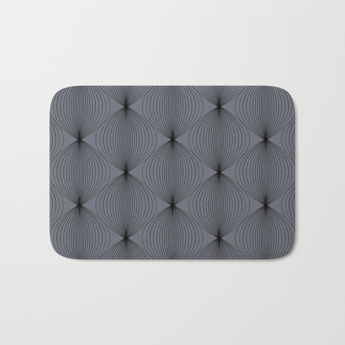 Geometric Orb Pattern XVIII Bath Mat Gallery Image 1