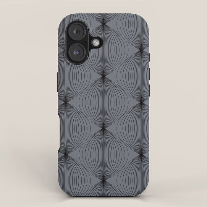 Geometric Orb Pattern XVIII iPhone Case Gallery Image 1