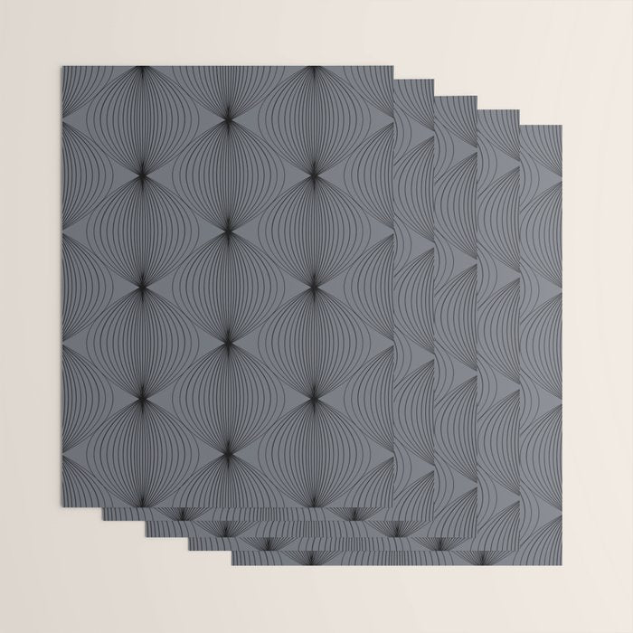 Geometric Orb Pattern XVIII Wrapping Paper Gallery Image 3