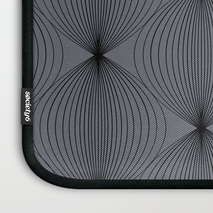 Geometric Orb Pattern XVIII Laptop Sleeve Gallery Image 3