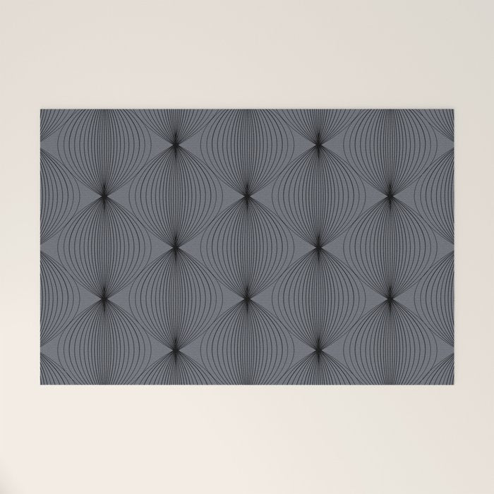 Geometric Orb Pattern XVIII Welcome Mat Gallery Image 1