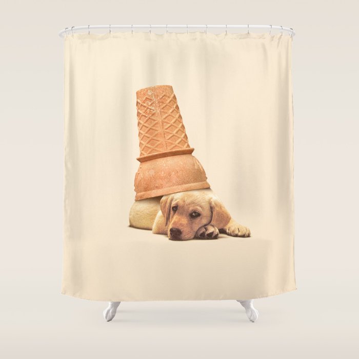 Underdog - Ice Cream Shower Curtain Gallery Image 1