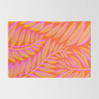 Hot Tropics II - Vertical Pink Orange Palette Rug Gallery Image 2