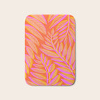 Hot Tropics II - Vertical Pink Orange Palette Bath Mat Gallery Image 1