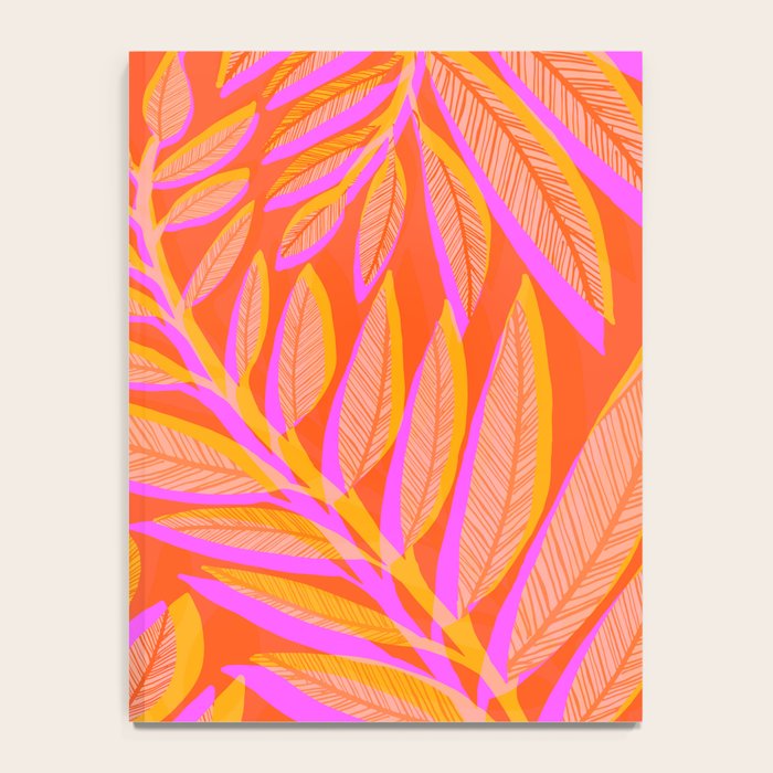 Hot Tropics II - Vertical Pink Orange Palette Notebook Gallery Image 4
