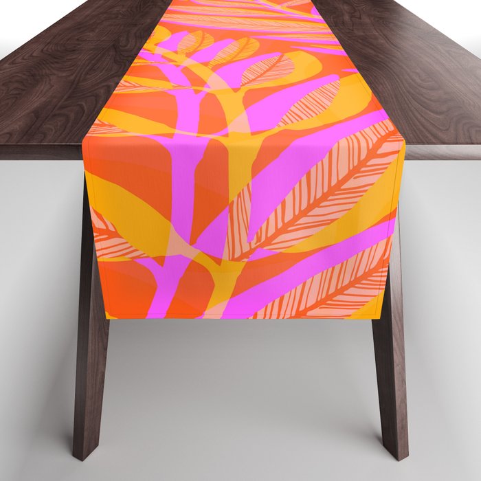 Hot Tropics II - Vertical Pink Orange Palette Table Runner Gallery Image 1