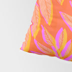 Hot Tropics II - Vertical Pink Orange Palette Pillow Sham Gallery Image 4